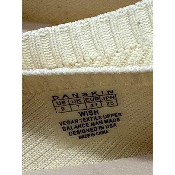 Danskin Ballet 9 Flats Stretchy Knit Preppy Minimalist Workwear Ballerina Shoes - Picture 7 of 9